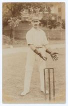 Joseph ‘Joe’ Humphries. Derbyshire & England 1899-1914. Original sepia real photograph postcard of