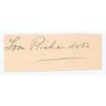 Thomas ‘Tom’ Richardson, Surrey, London County, Somerset & England, 1892-1905. Excellent pencil