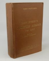 Wisden Cricketers’ Almanack 1937. 74th edition. Original hardback. Some wear and bumping to board