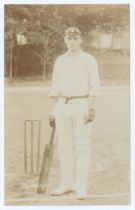 John Neville ‘Jack’ Crawford. Surrey, South Australia & England 1904-1921. Early sepia real