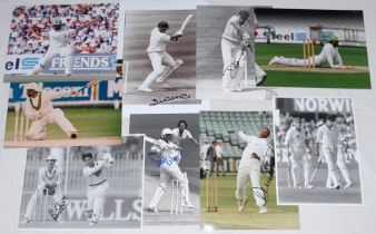 Pakistan v England 1980s-1990s. A good selection of ninety five original mono and colour press