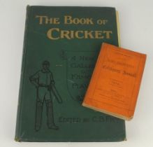 ‘The Book of Cricket. A New Gallery of Famous Players’. Edited by C.B. Fry. London 1899. Original