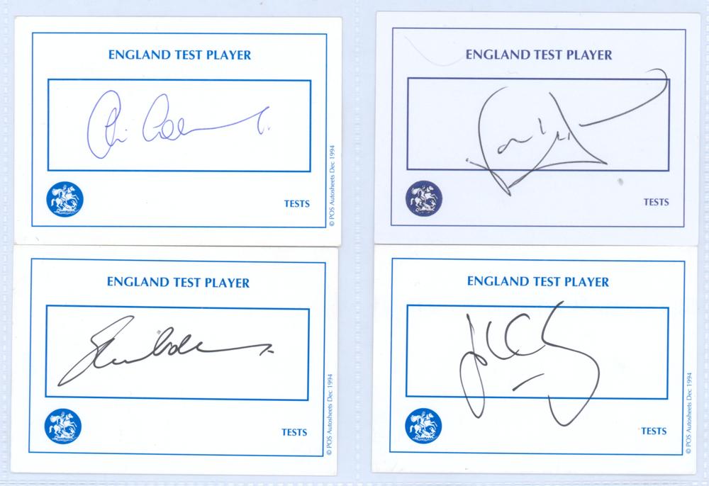 Modern England Test Players 1970s-2010s. Black file comprising seventy seven ‘England Test Player’ - Image 2 of 3