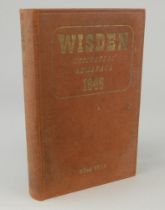 Wisden Cricketers’ Almanack 1945. 82nd edition. Original hardback. Only 1500 hardback copies were