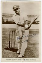 Donald George Bradman. New South Wales, South Australia & Australia 1927-1949. Mono real