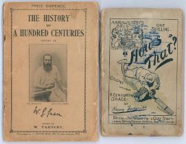 W.G. & E.M. Grace. Eight titles relating to the Graces. Two titles in original paper wrappers, ‘