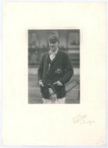 Ernest Fitzherbert Holdsworth. Yorkshire 2nd XI 1897-1925. Original mono photograph of Holdsworth