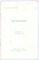 ‘The S.C. Packer Collection. “Cricketana”’. A Catalogue of Cricketana instructed by the Executors of