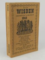 Wisden Cricketers’ Almanack 1946. 83rd edition. Original limp cloth covers. Slight bowing to