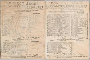 George Parr’s team to North America 1859. First England cricket tour overseas. ‘11 of England v 22