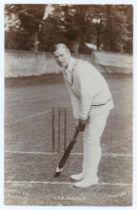 Vivian Frank Shergold Crawford. Surrey & Leicestershire 1896-1910. Early sepia real photograph