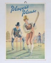 ‘Player’s Please. Favourite Through the Years’ c.1940/50s. Large original colour advertising