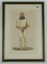 William Gilbert Grace. Gloucestershire & England 1865-1908. Original Vanity Fair colour