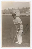 Frederick Ingram ‘Fanny’ Walden. Northamptonshire 1910-1929. Mono real photograph postcard of Walden