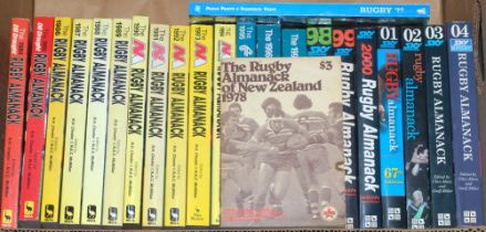 ‘The Rugby Almanack of New Zealand’. Twenty two softback annuals for 1978 (44th year of issue),