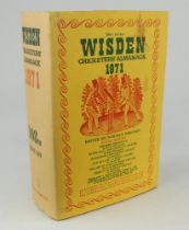 Wisden Cricketers’ Almanack 1971. Original hardback with dustwrapper. Stain to the top of the