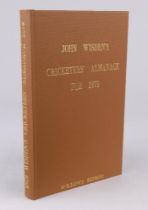 Wisden Cricketers’ Almanack 1879. Willows softback reprint (1991) in light brown hardback covers