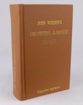 Wisden Cricketers’ Almanack 1910. Willows softback reprint (2001) in light brown hardback covers