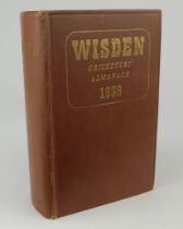 Wisden Cricketers’ Almanack 1939. 76th edition. Original hardback. Some light general wear to boards