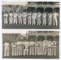 H.D.G. Leveson-Gower’s XI v M.C.C. Australian Touring Team. Scarborough 1932. Two original mono