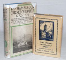 ‘The Hambledon Men being a new edition of John Nyren’s “Young Cricketer’s Tutor”...’, E.V. Lucas,