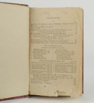 Wisden Cricketers’ Almanack 1879. 16th edition. Bound in maroon boards, lacking original paper