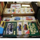 Two trays of mixed play worn Corgi Classics modern release diecasts to include a Moore Limited Foden