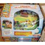 A collection of Thomas the Tank Engine and Friends collectables, to include a Bluebird Miniatures