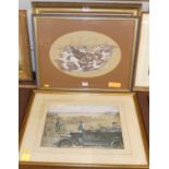 Christine A Woodley - Woodcock, watercolour heightened with white, signed lower right, framed as