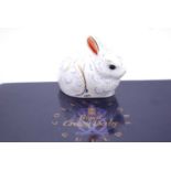 A Royal Crown Derby model of a bunny, boxed, 27cm