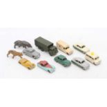 A collection of mixed diecast model vehicles, to include Dinky Toys