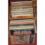 Two boxes of vintage LPs to include Gilbert O'Sullivan, The Fawlty Towers Soundtrack, and classical