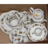 A Royal Doulton Larchmont pattern tea service