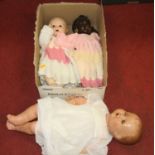 Three 20th century celluloid dolls