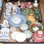 A collection of oriental and other ceramics