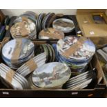 6783 A large collection of collectors plates and plaques