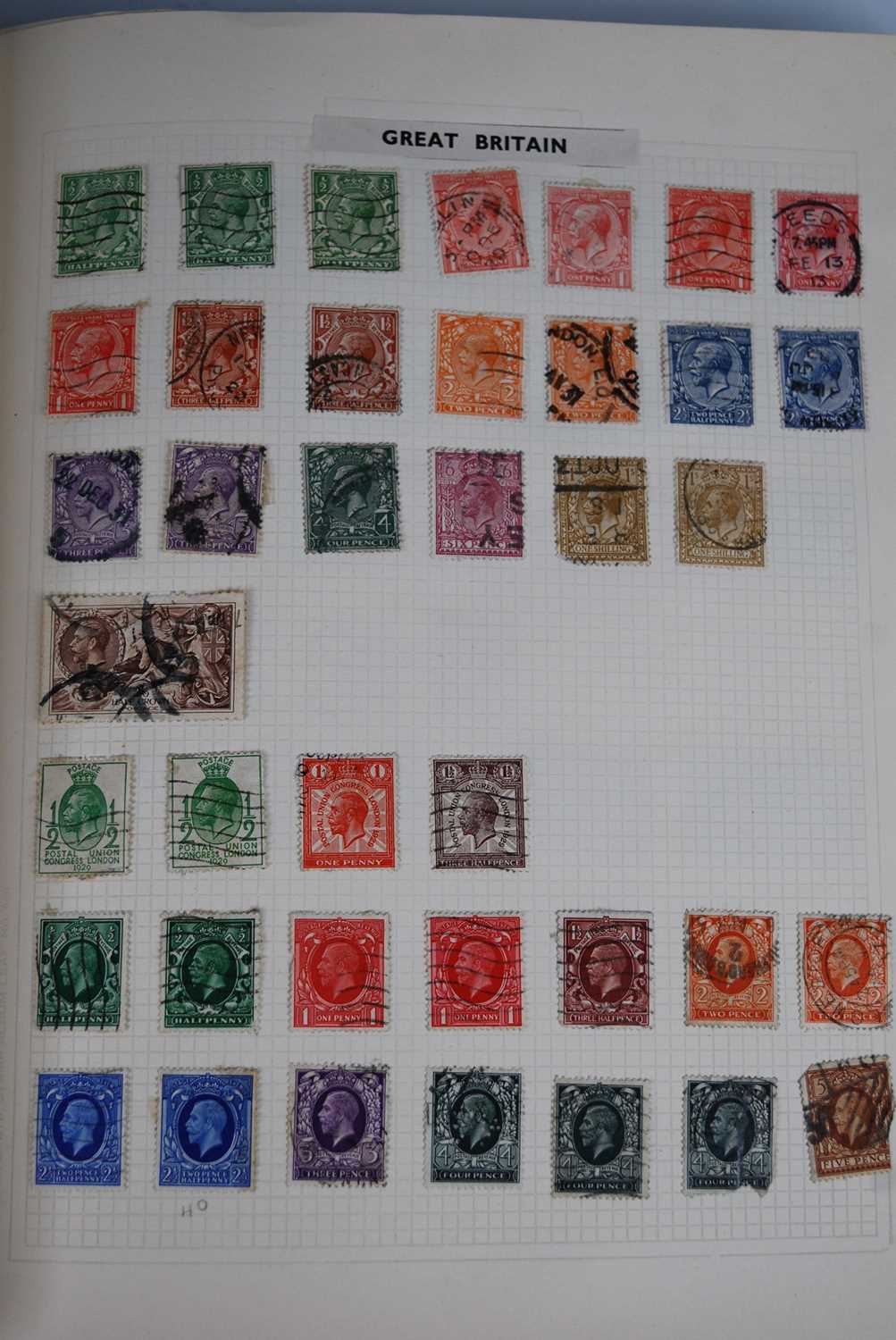 An album of stamps, contents to include GB 1d reds, 1d lilacs, 1935 silver jubilee 1/2d - 2 1/2d - Image 2 of 5