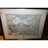 After J.J. Bohne - Asia Minor, engraved map, 25 x 35cm