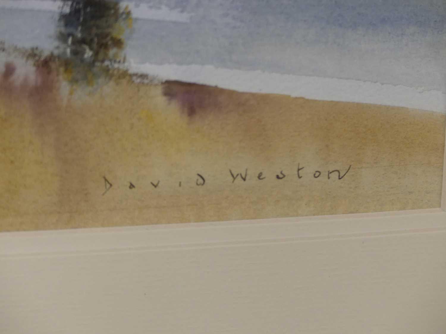 David Weston - Early Start Lochard, watercolour, signed lower right, 22x32cm - Image 3 of 3