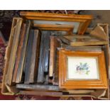 A box of assorted pictures and prints to include botanical studies, generally being late Victorian