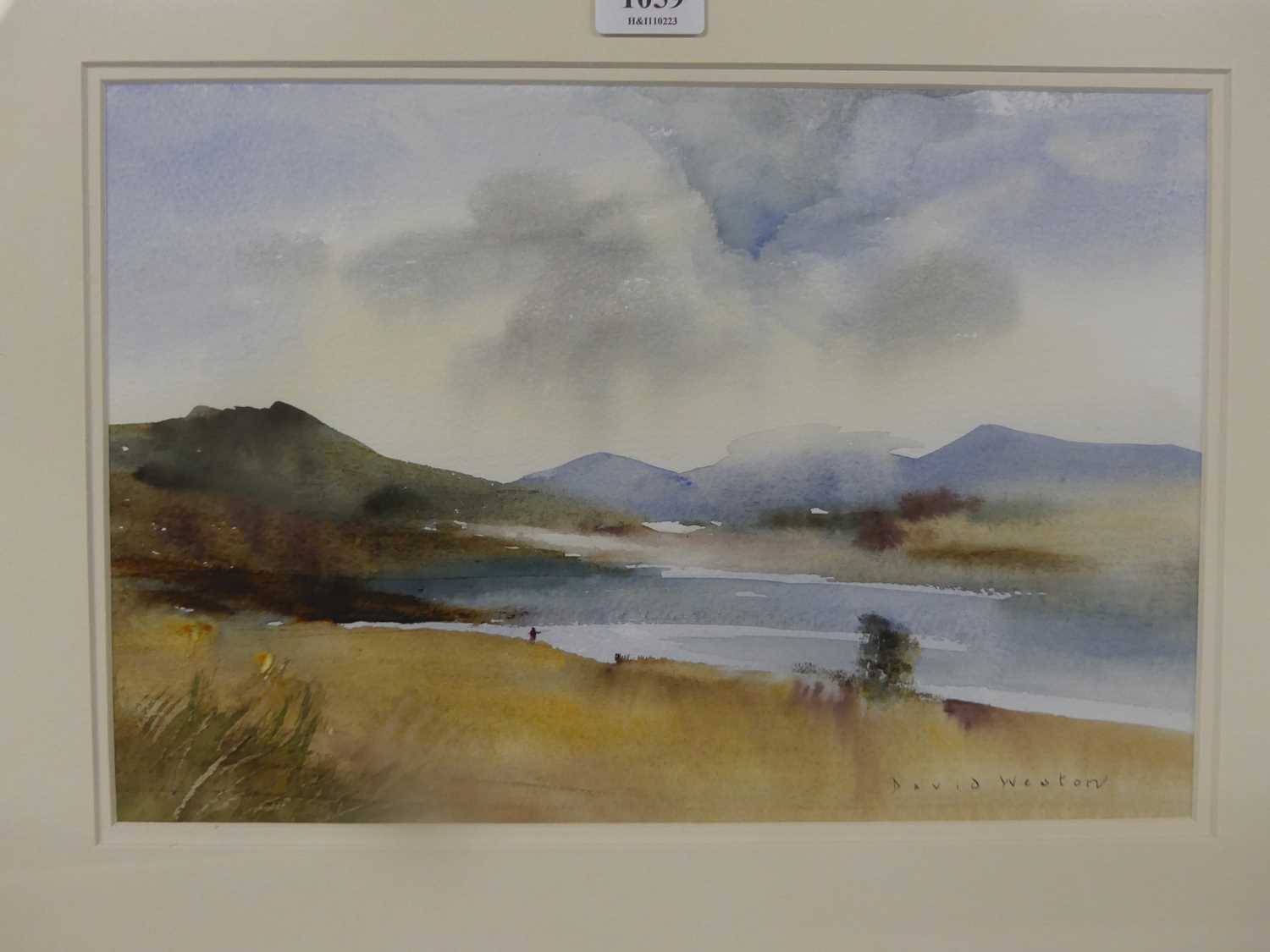 David Weston - Early Start Lochard, watercolour, signed lower right, 22x32cm - Image 2 of 3