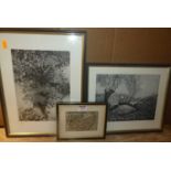 M. Mitchell - I cannot choose but weep, lithograph; one other by the same hand; and an 18th