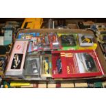 One box of presentation pack diecast toys to include Ford Capri III Corgi Haynes example