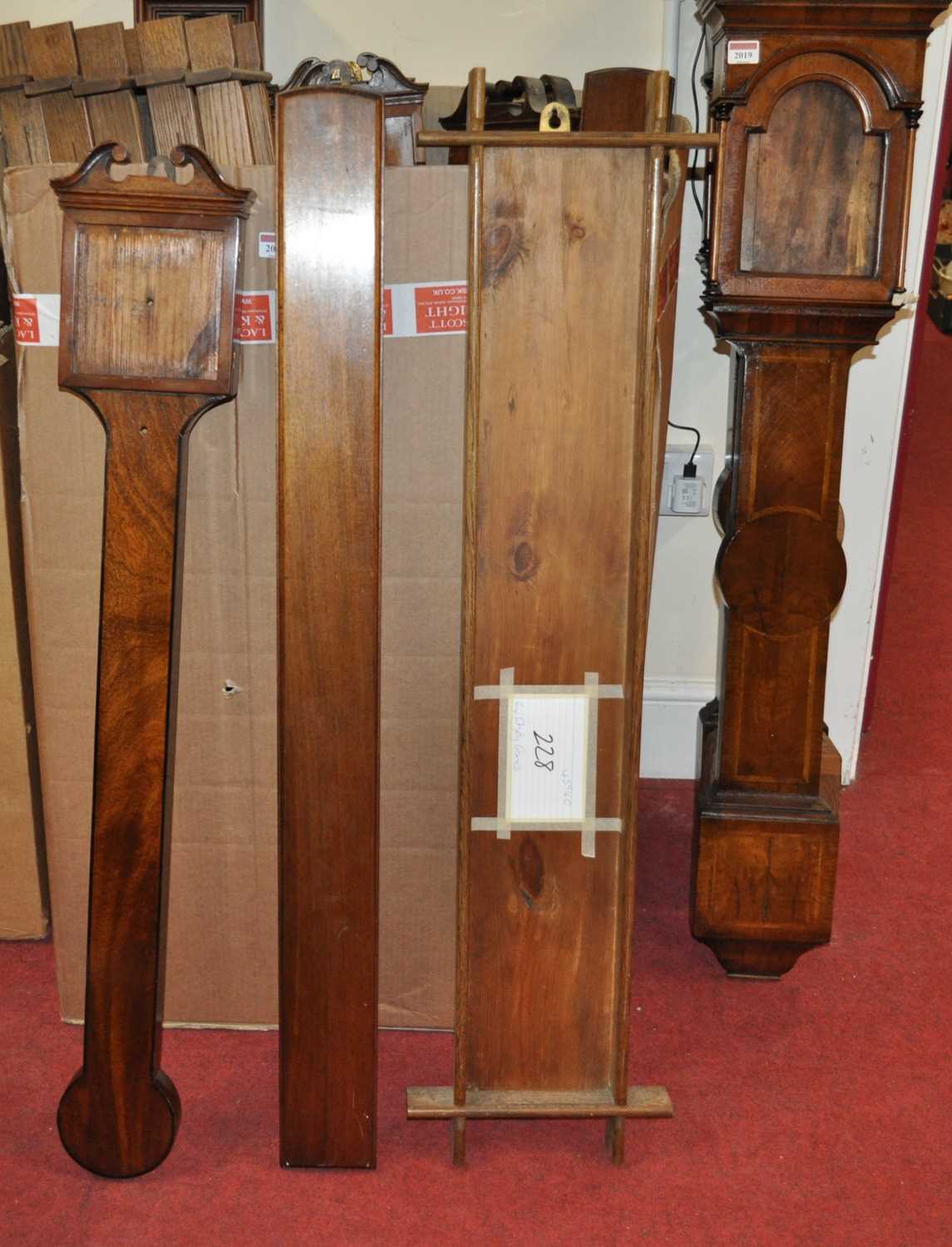 Assorted barometer cases, to include Admiral Fitzroy examples, six being in oak, two demonstration - Image 2 of 3