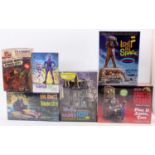 A collection of TV and horror themed plastic kits to include Polar Lights, Atlantis, Airfix and