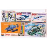 One tray containing a collection of Imai Captain Scarlet and Joe 90 boxed plastic kits to include an