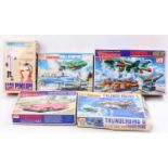 A collection of Imai boxed vinyl and plastic Thunderbirds kits to include Lady Penelope's Fab 1 pink