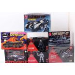 A collection of Batman related plastic and snap-together kits to include AMT/ERTL, Revell