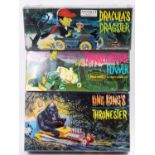 A Polar Lights boxed Horror & TV theme plastic kit group to include a No. 5026 Dracula's Dragster, a