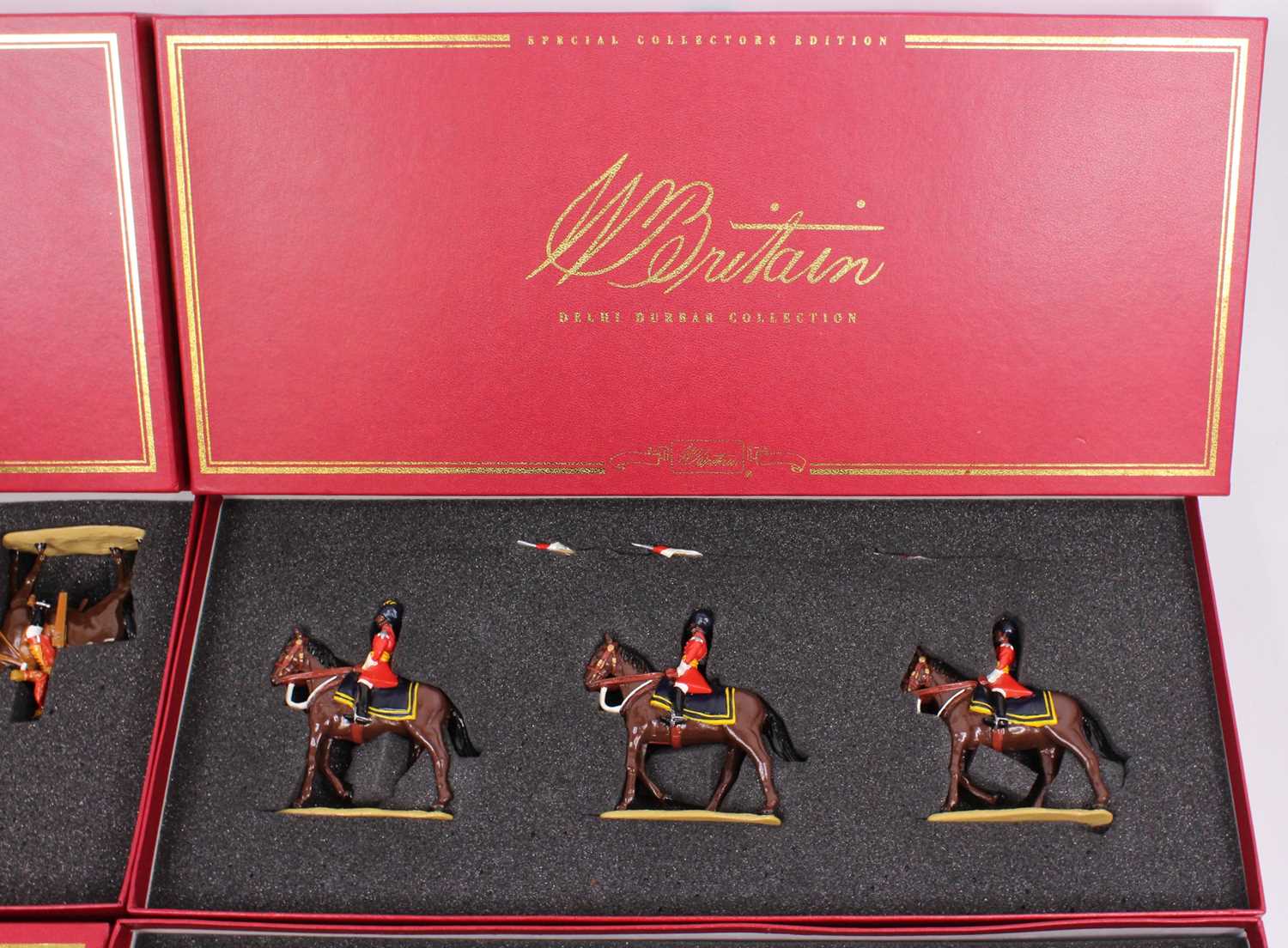 Britains Delhi Durbar Series soldier group, 3 boxed sets to include No.40167 Maharajah of Patiala - Image 3 of 4